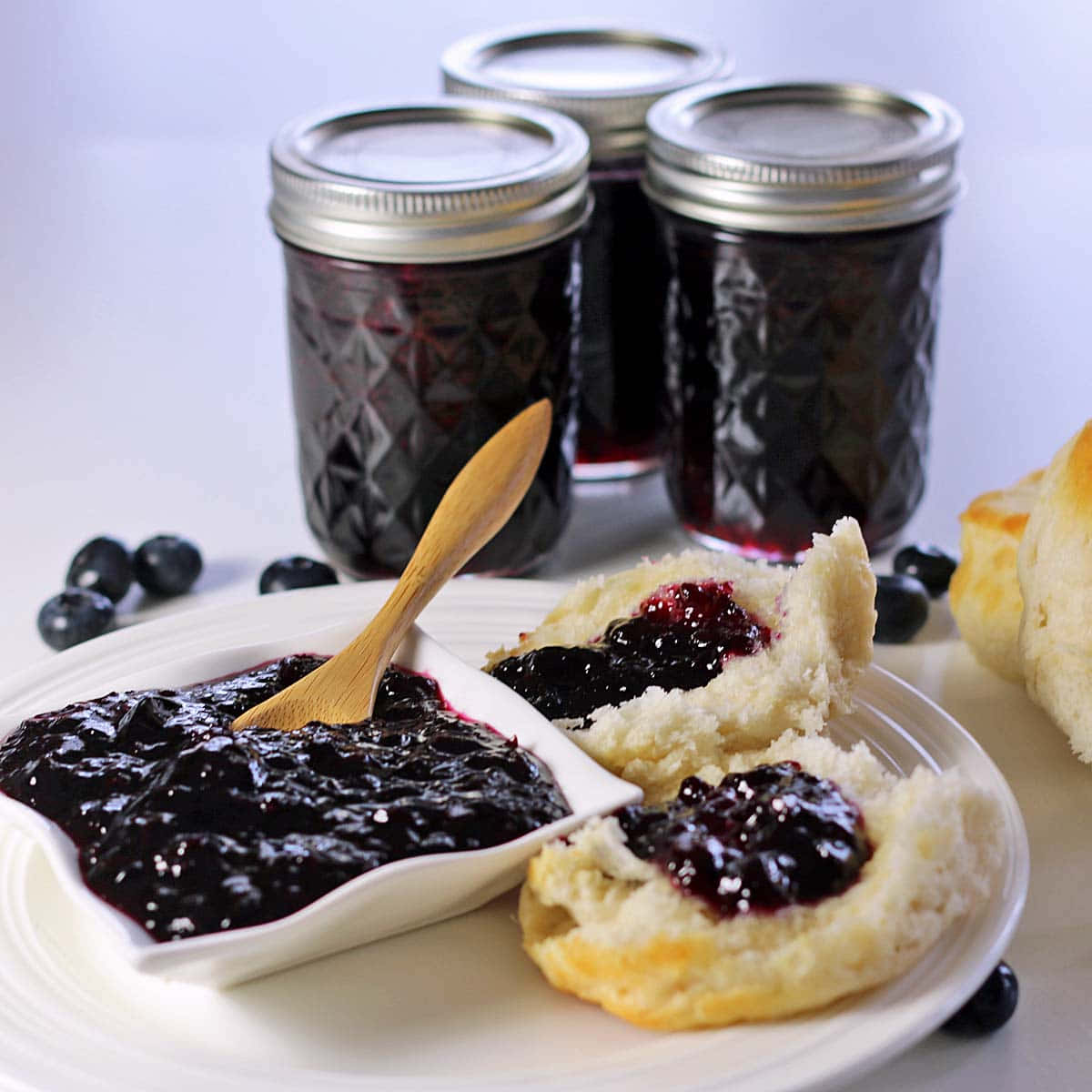 Sweet & Delicious Blueberry Jam Wallpaper