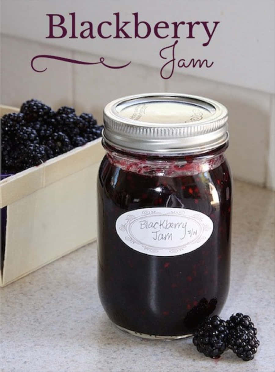 Sweet, Delightful Blackberry Jam Wallpaper