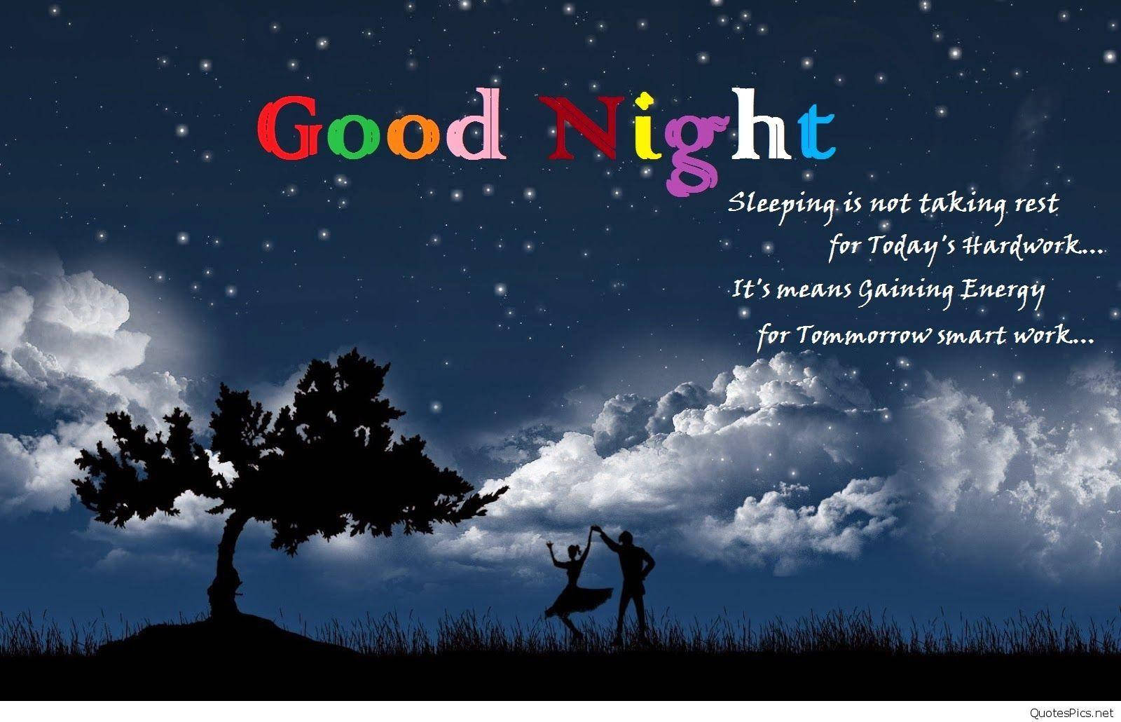 Sweet Good Night Dreams Wallpaper