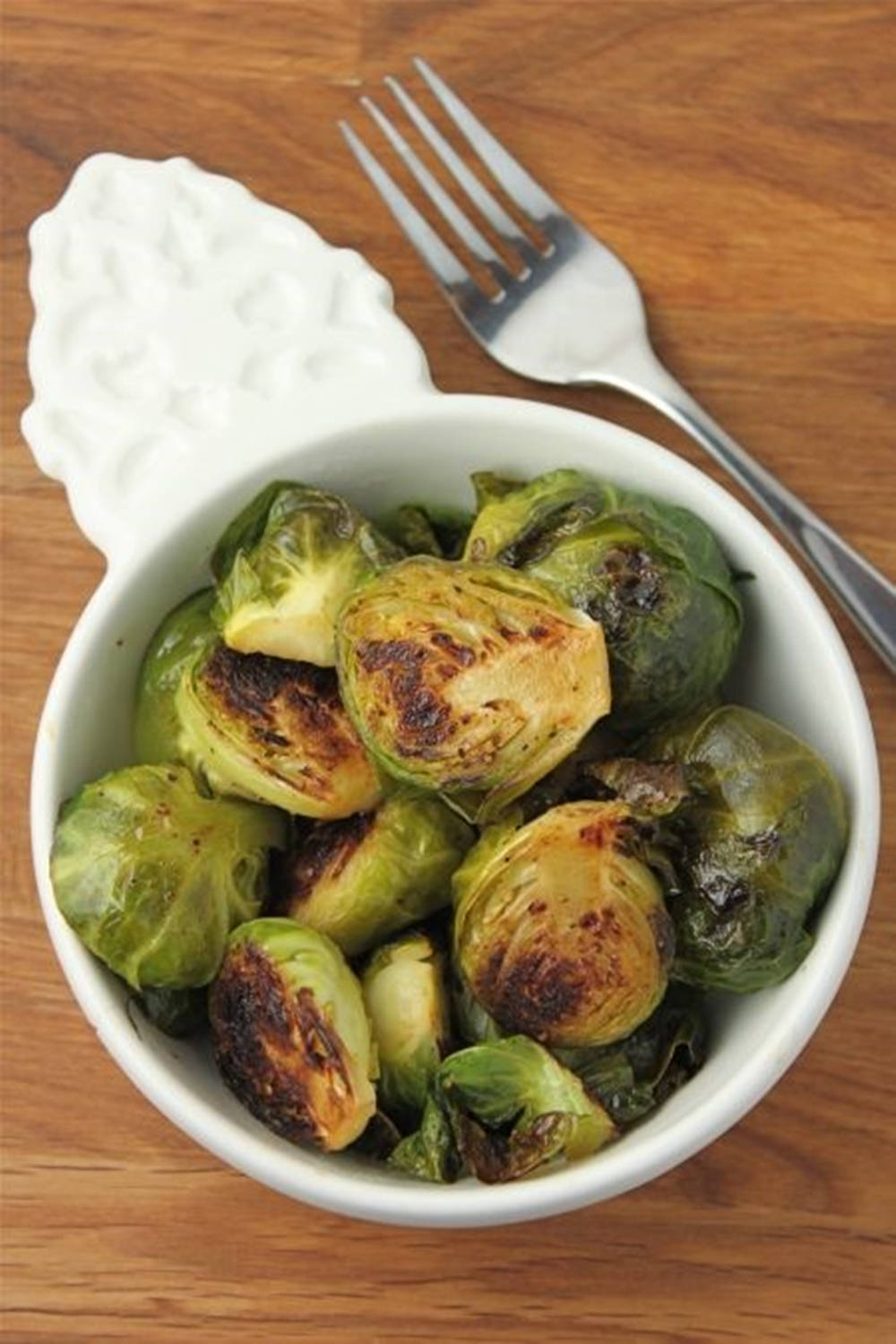 Sweet Honey Dijon Brussels Sprouts Dish Wallpaper