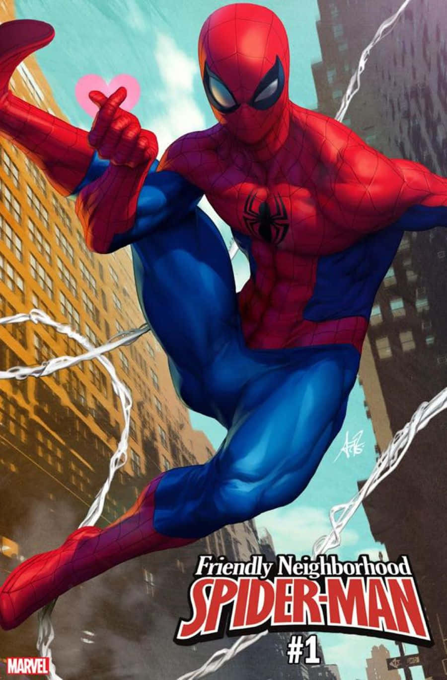 Swinging Into Action - Friendly Neighborhood Spider-man Wallpaper