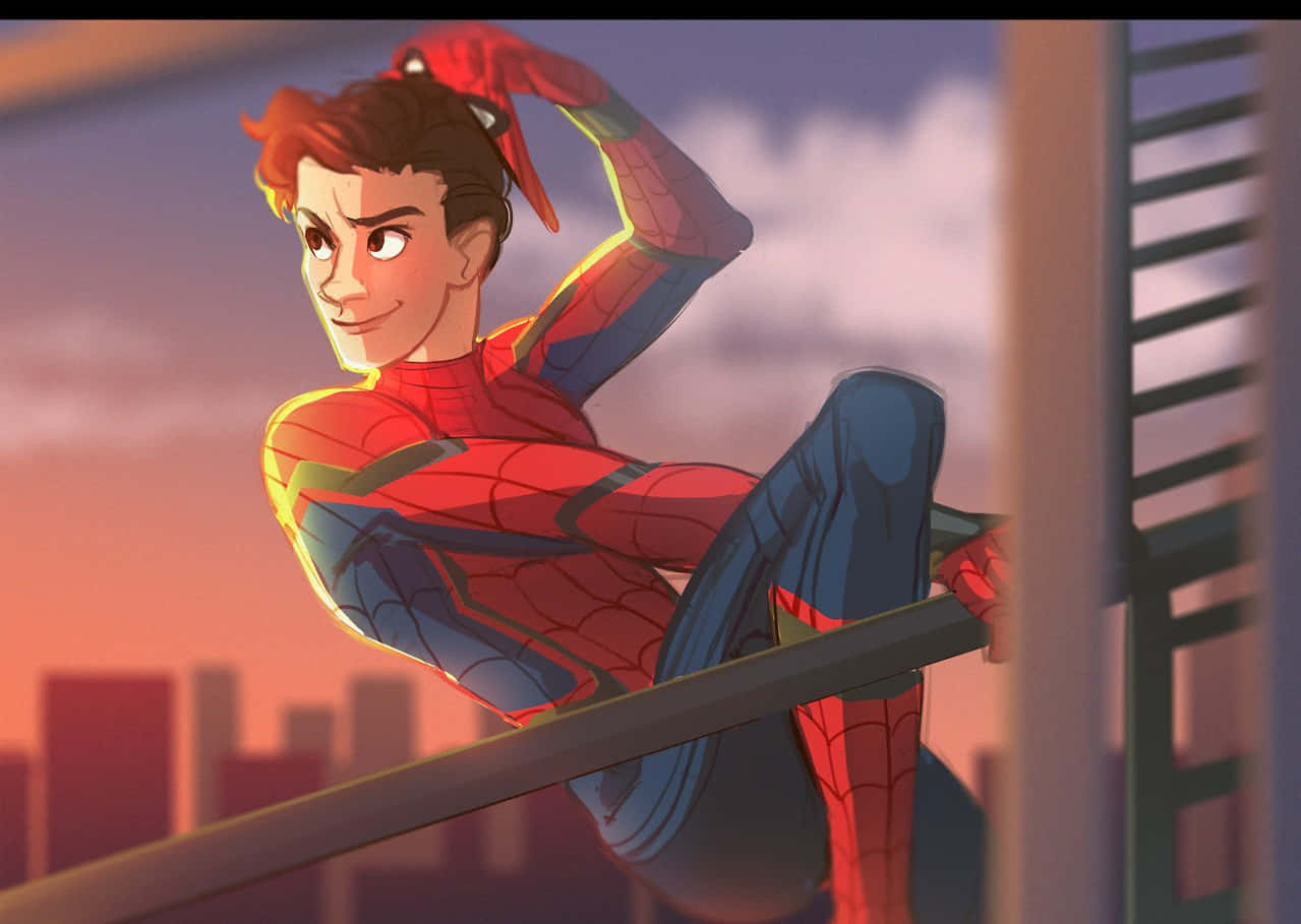 Swinging Through The Streets, Your Friendly Neighborhood Spider-man! Wallpaper