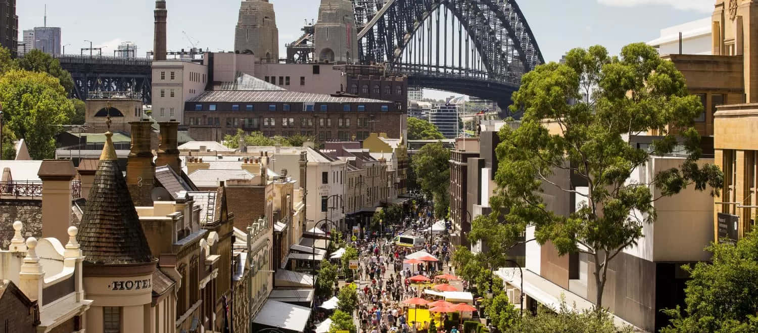 Sydney The Rocks Market Day Wallpaper