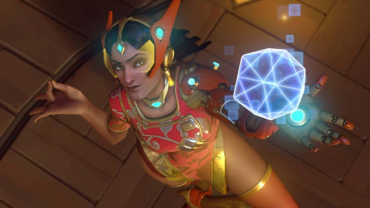 Symmetra Achieving Her Full Potential In Overwatch Wallpaper