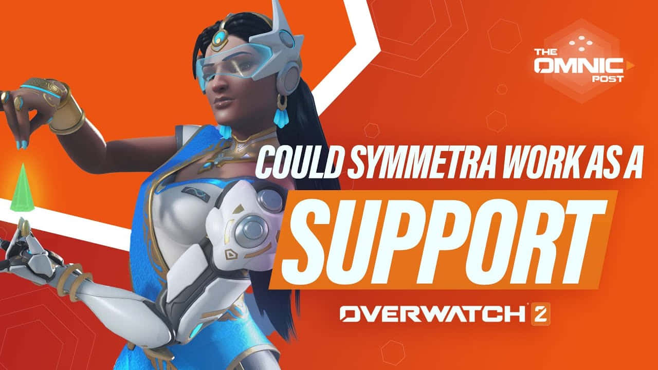 Symmetra Holding Photon Projector In Overwatch Wallpaper