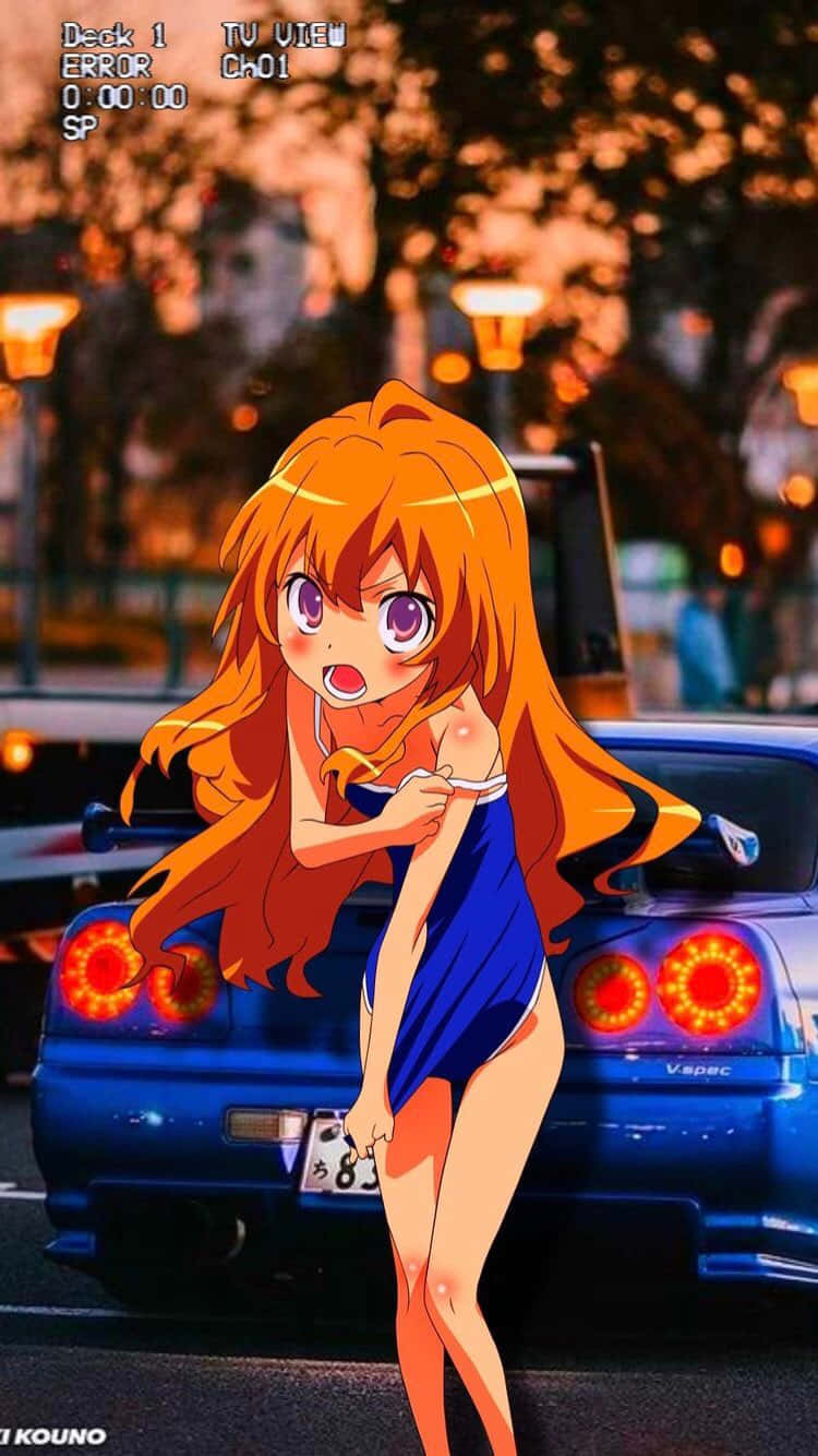 Taiga Aisaka Skyline Jdm Anime Wallpaper