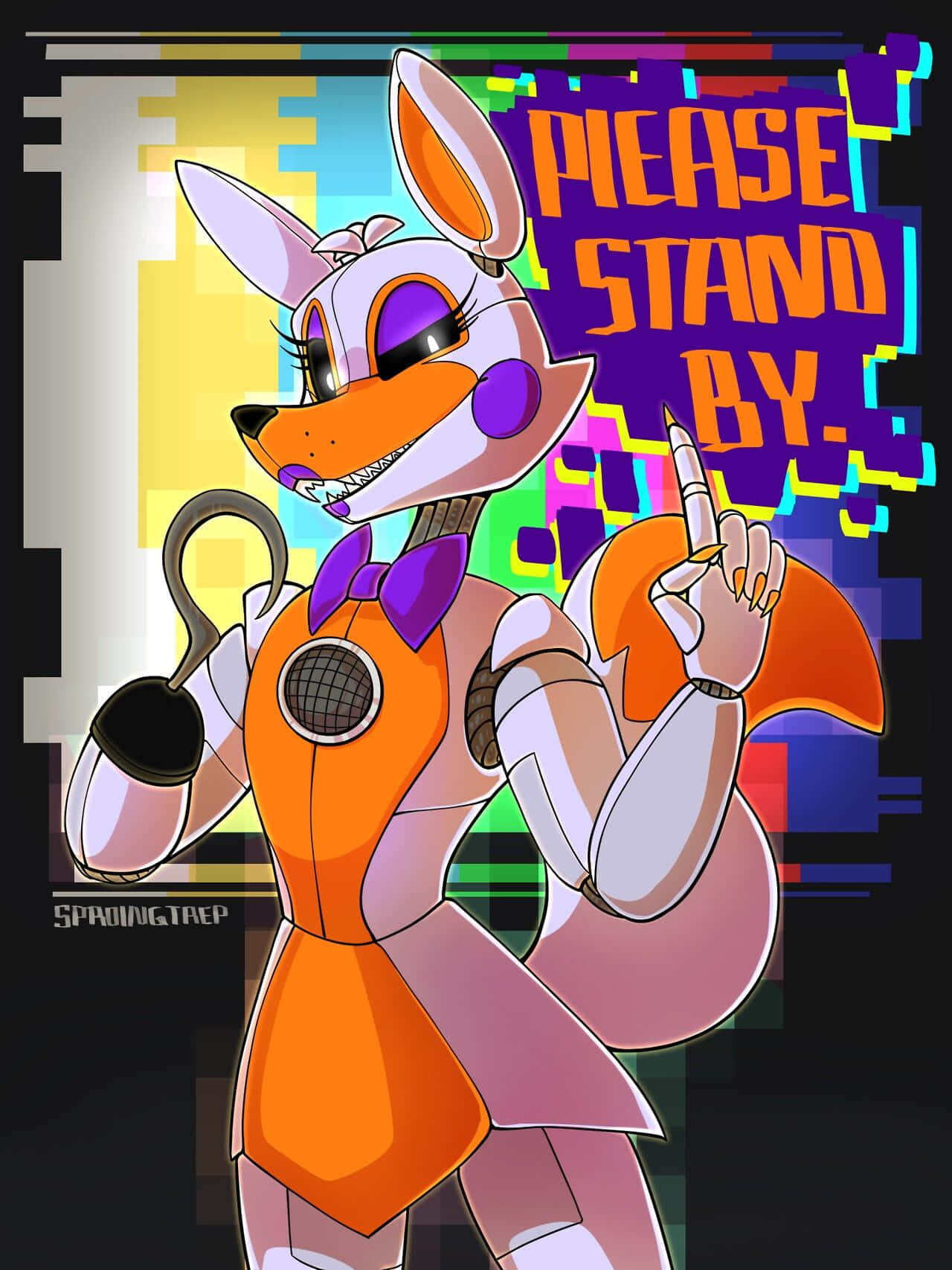 Take A Bite Out Of Fun With Lolbit Wallpaper