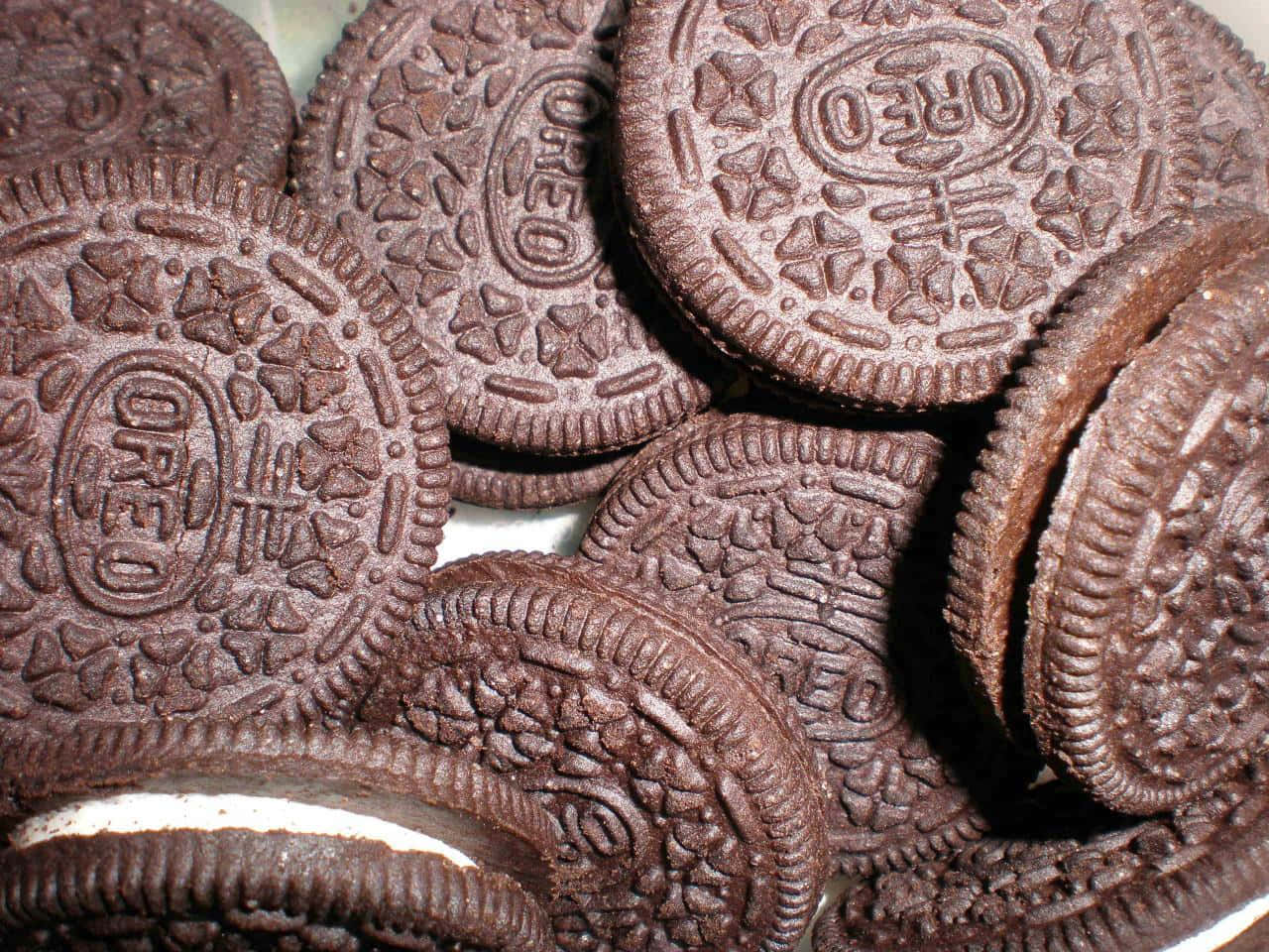 Take A Bite Out Of Life With An Oreo Cookie Wallpaper