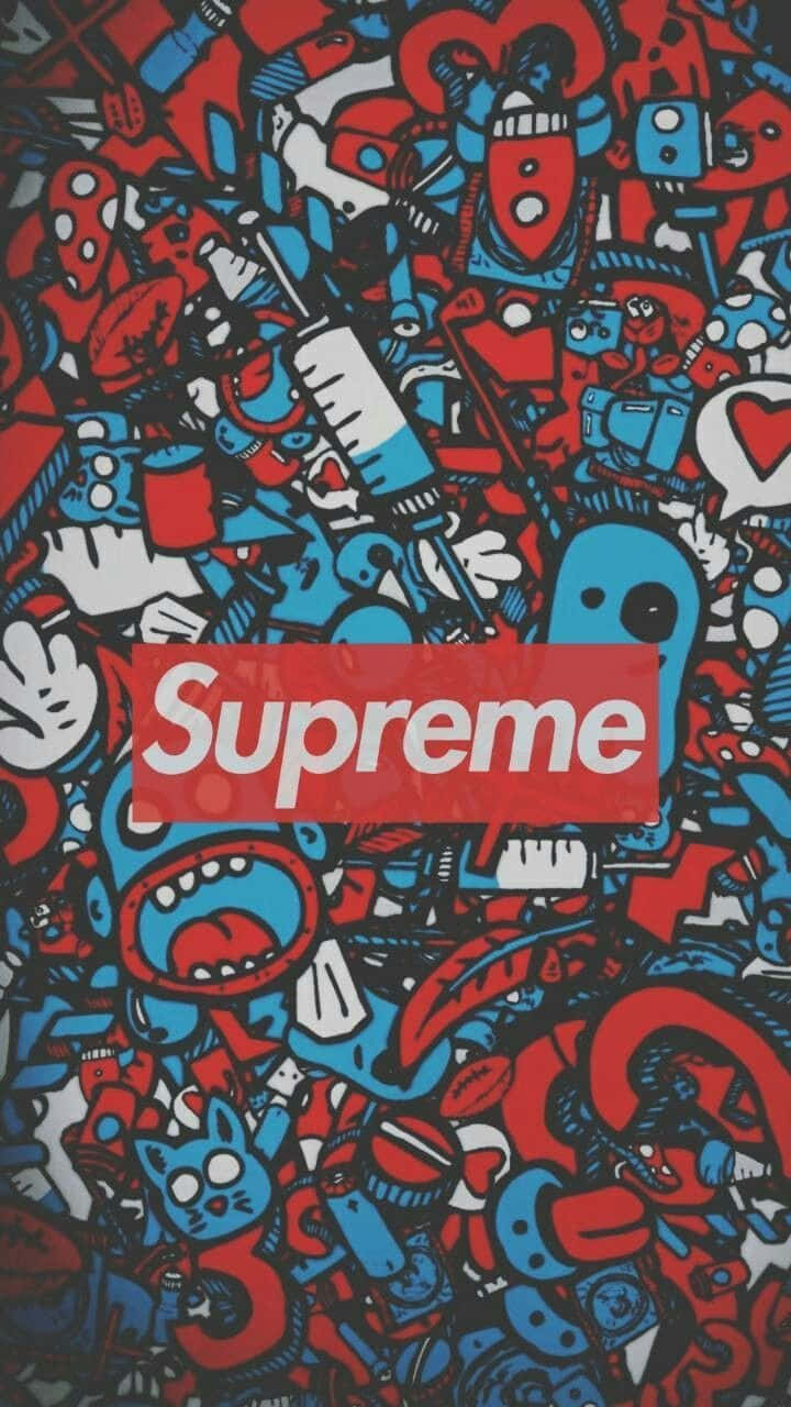 Take A Dive Into The World Of Supreme Drip Wallpaper