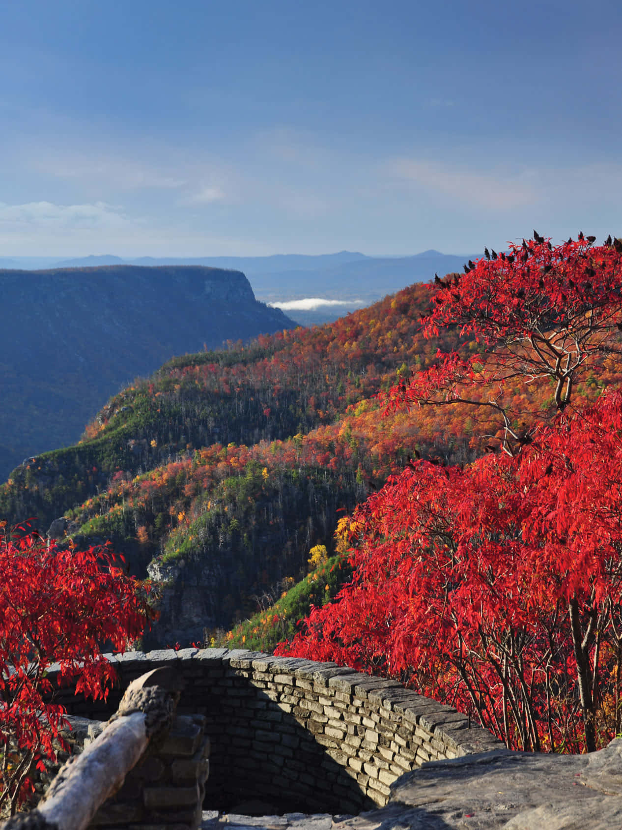 Take A Scenic Drive Along The Blue Ridge Parkway Wallpaper