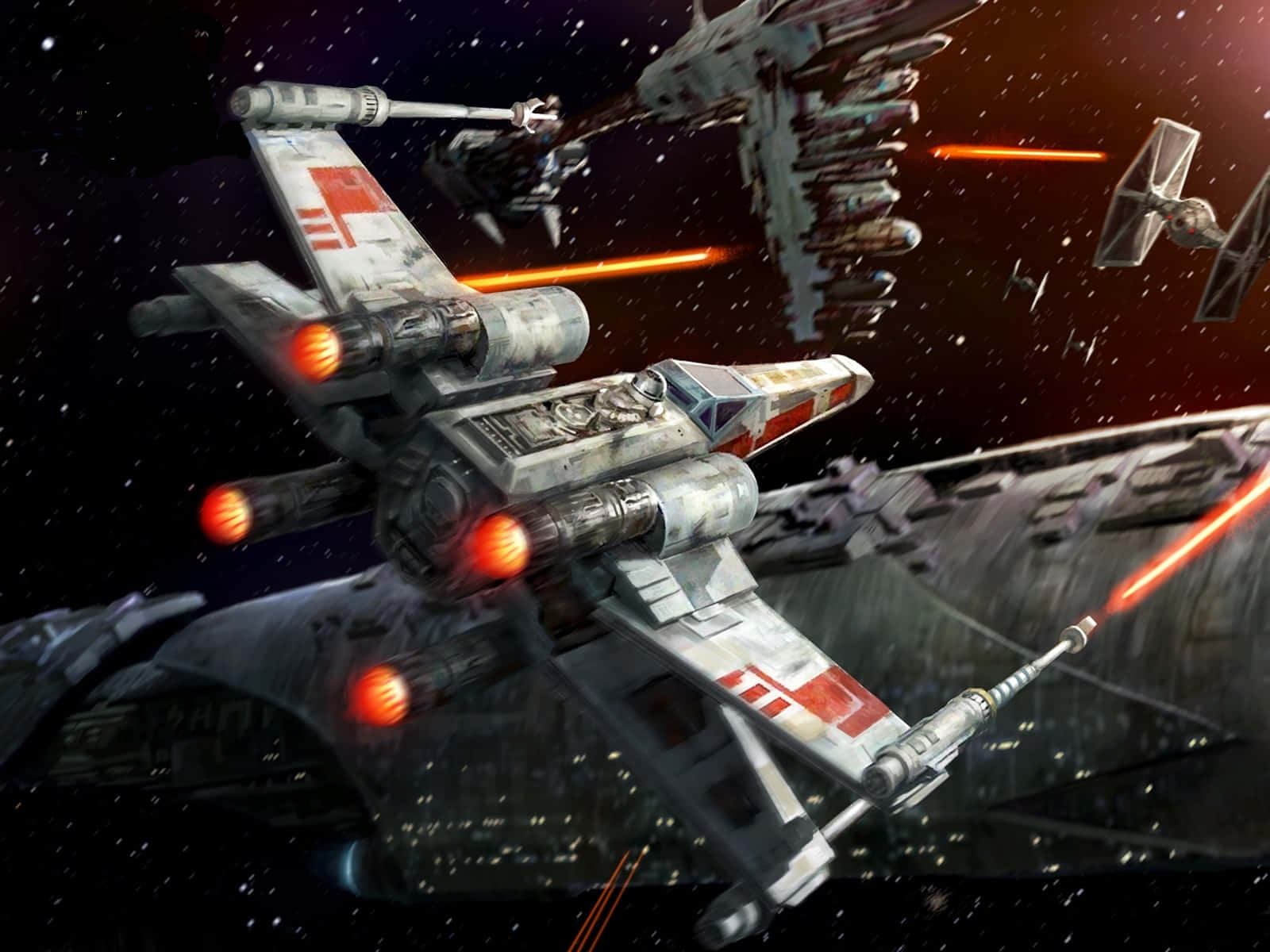 Take Flight In The Iconic X-wing Wallpaper