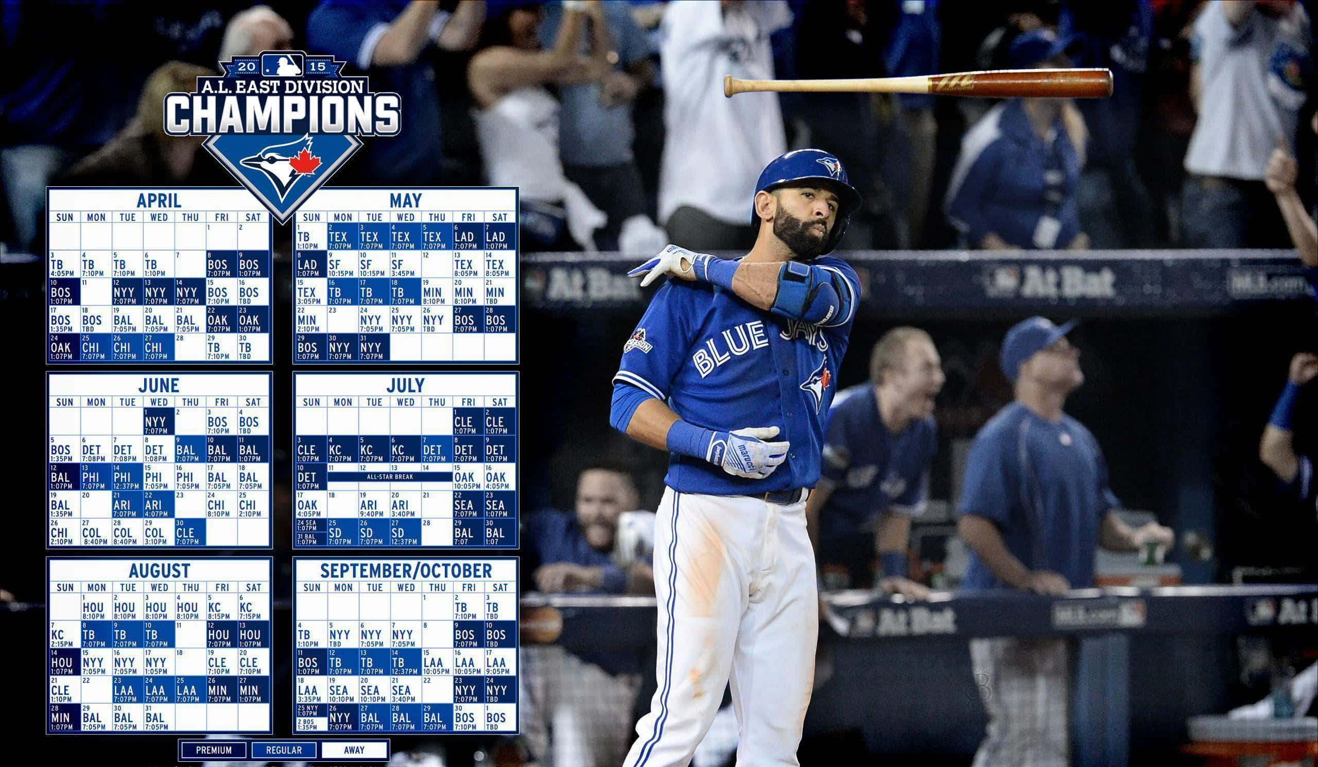 Take Flight With The Toronto Blue Jays Wallpaper