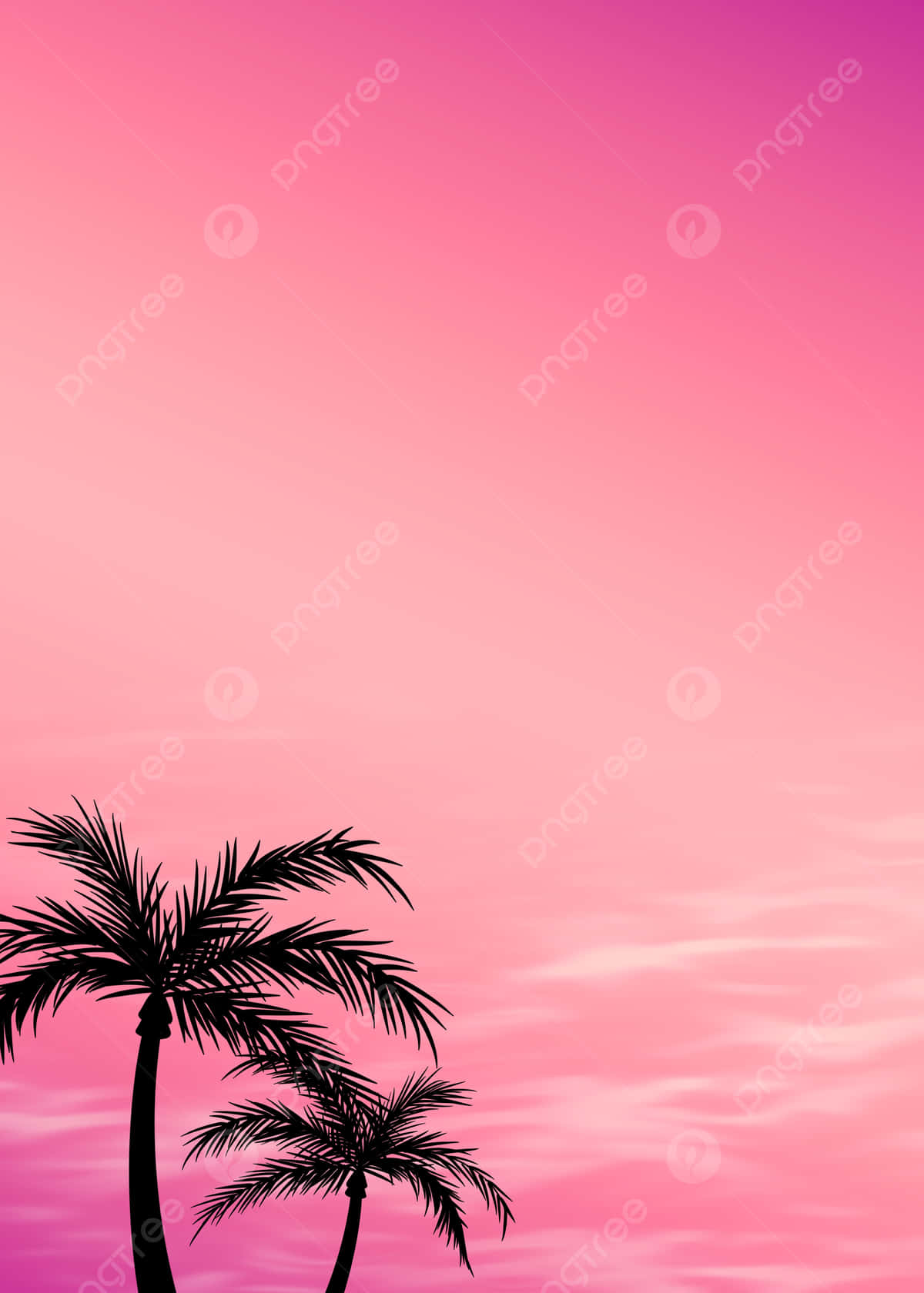 Take In The Beauty Of A Pink Summer Day Wallpaper