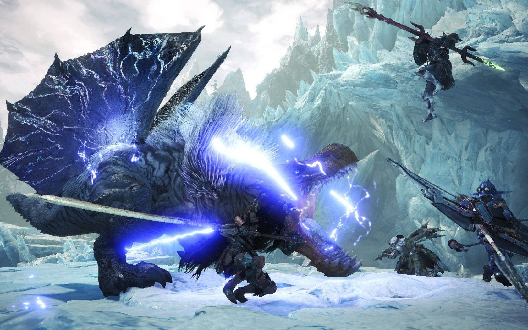 Take On The Fearsome Fulgur Anjanath In Monster Hunter World Wallpaper