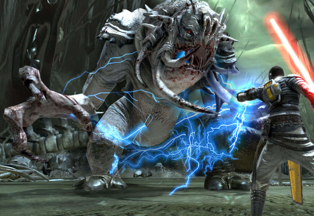 Take On The Rancor - Unleash The Power Within Wallpaper