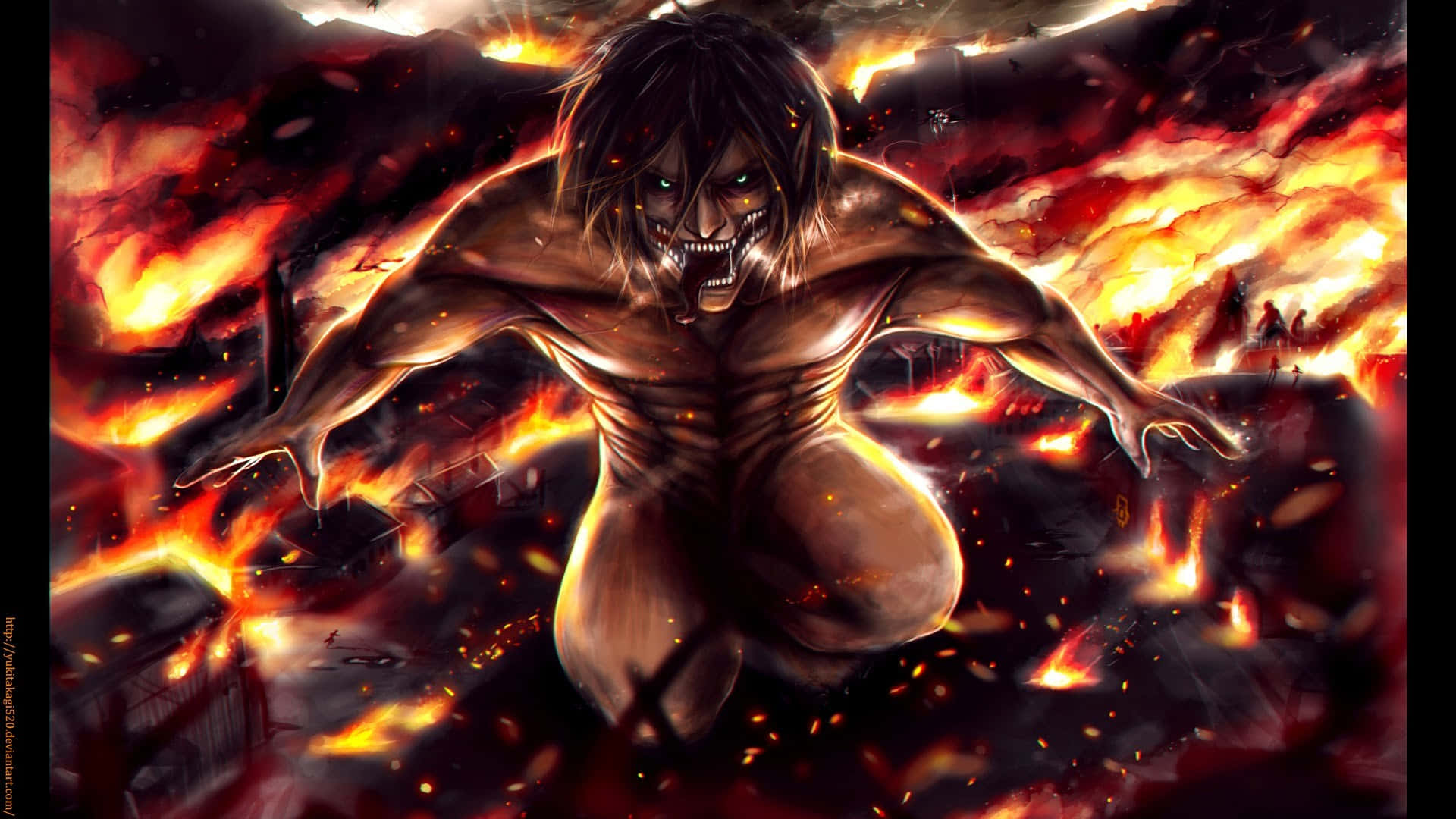 Take On The Titans In Attack On Titan: The New Video Game Wallpaper