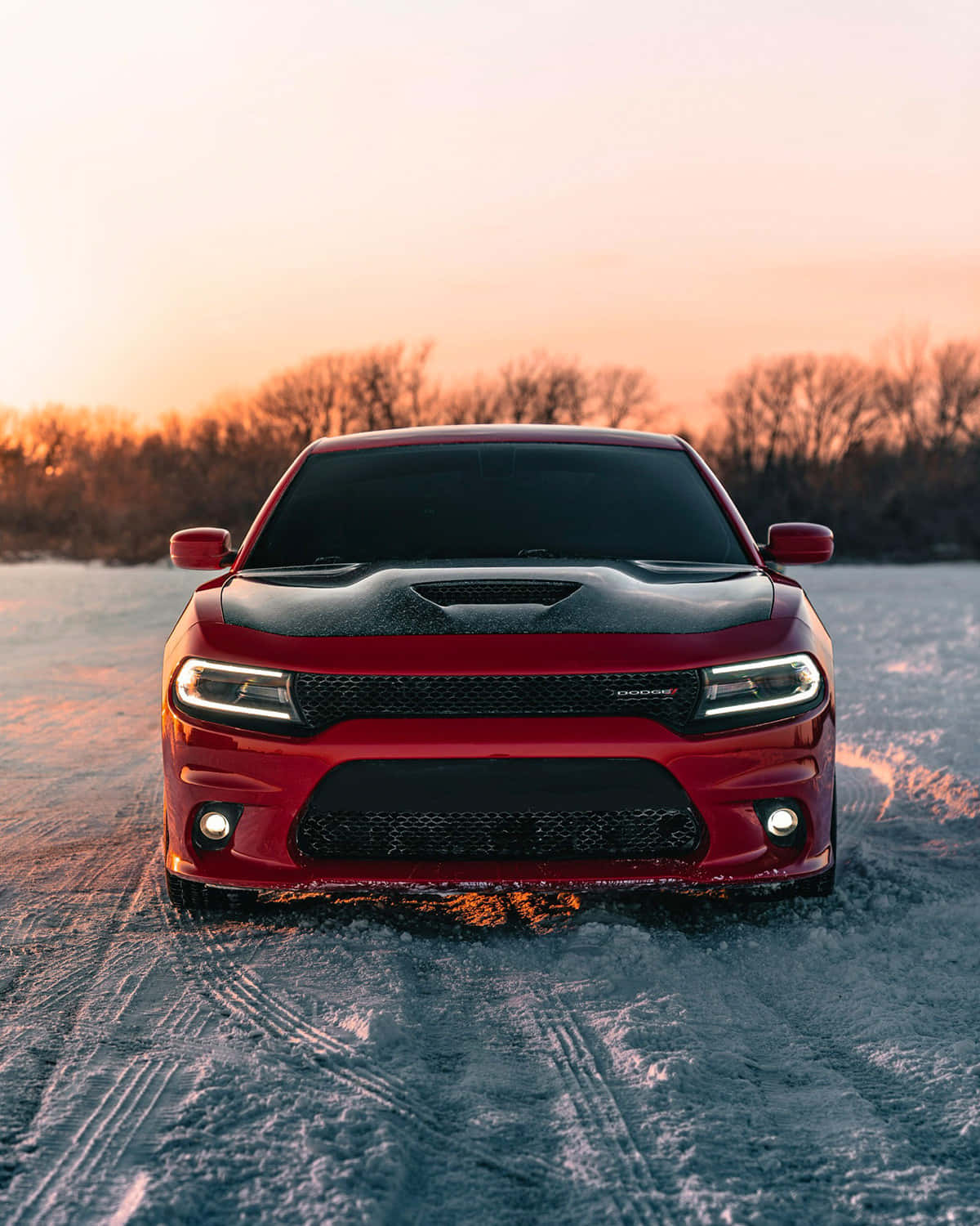 Take The Luxury Of A Dodge Charger With You Wallpaper