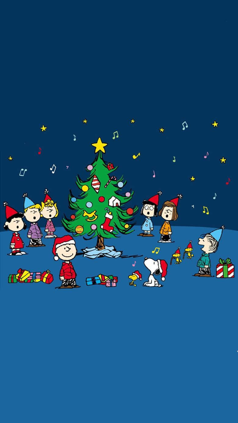 Take Your Christmas Cheer To-go With This Festive Funny Christmas Iphone! Wallpaper