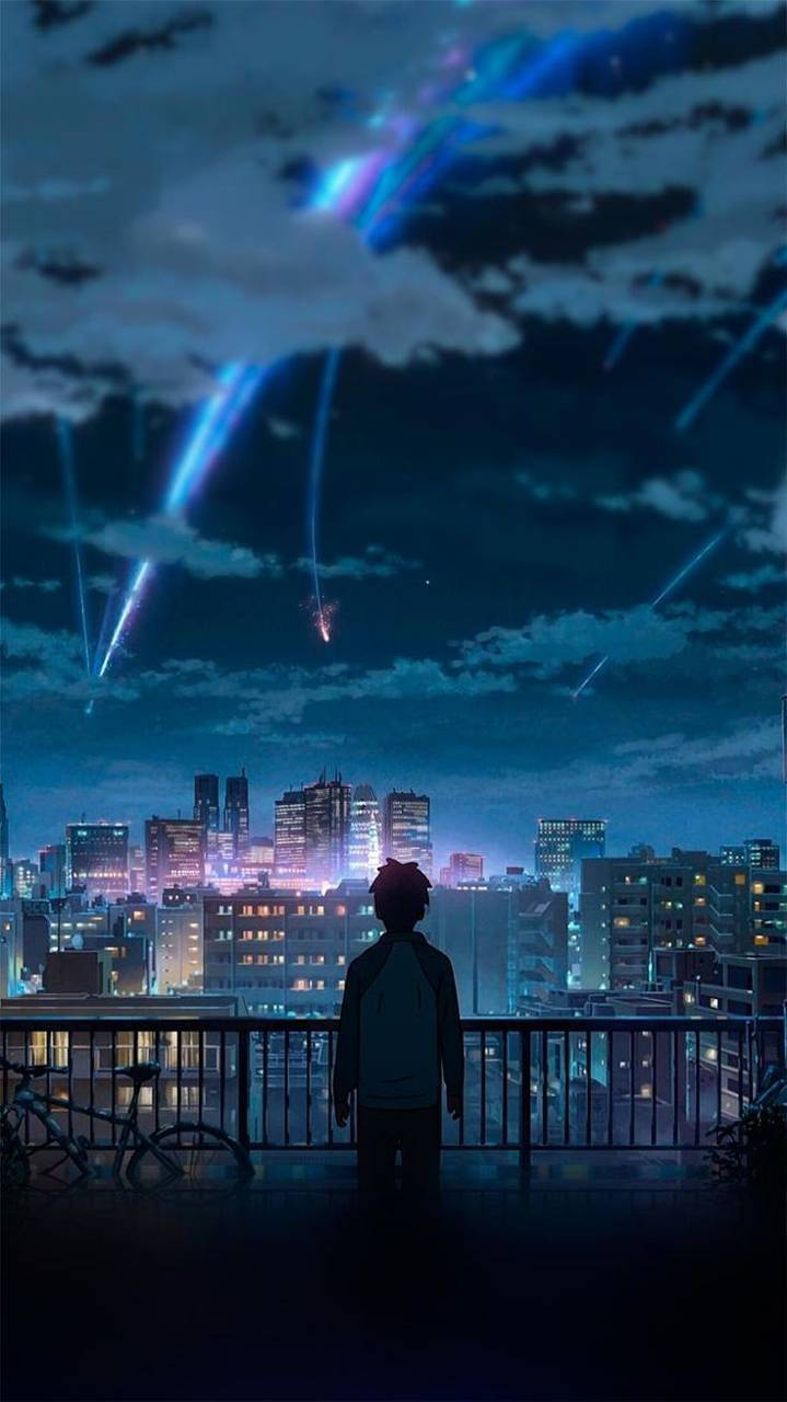 Taki Silhouette Kimi No Na Wa Wallpaper