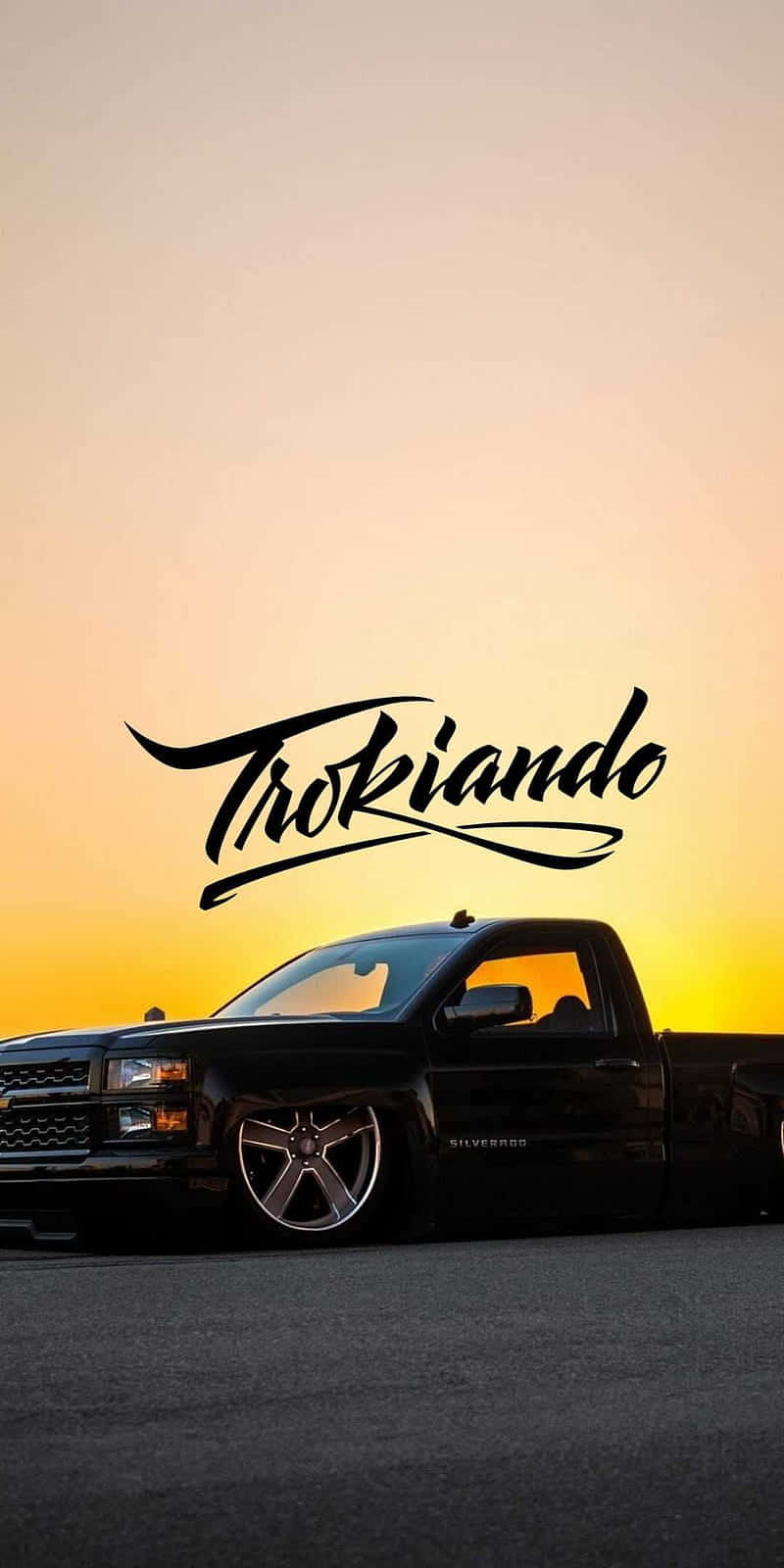 Takuache Truck Sunset Silhouette Wallpaper