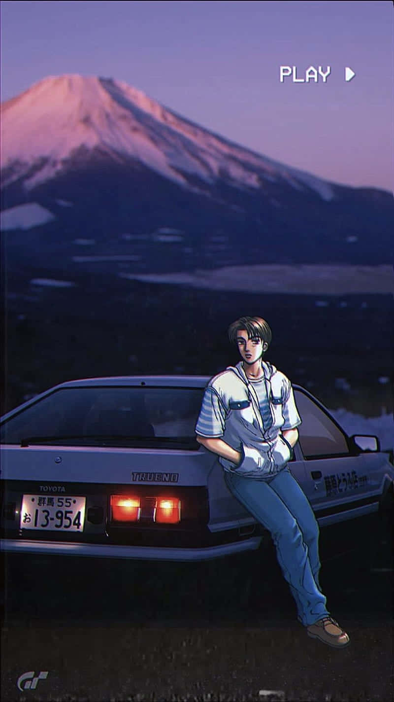 Takumi Fujiwara Ae86 Jdm Anime Wallpaper