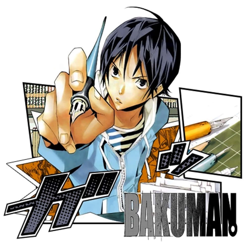 Talented Manga Artist Moritaka Mashiro From Bakuman Wallpaper