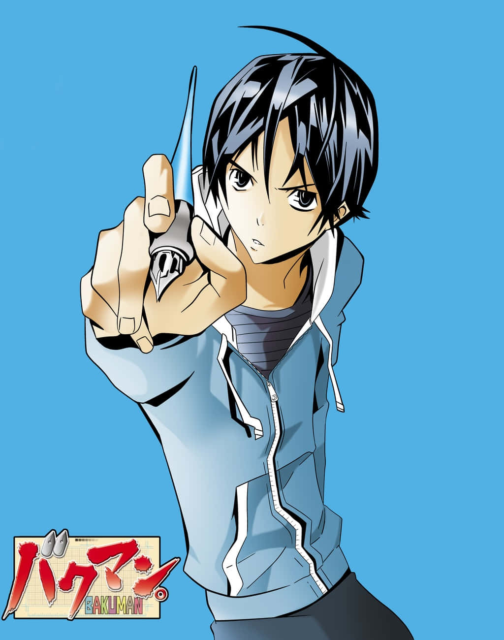 Talented Mangaka Moritaka Mashiro From Bakuman Wallpaper