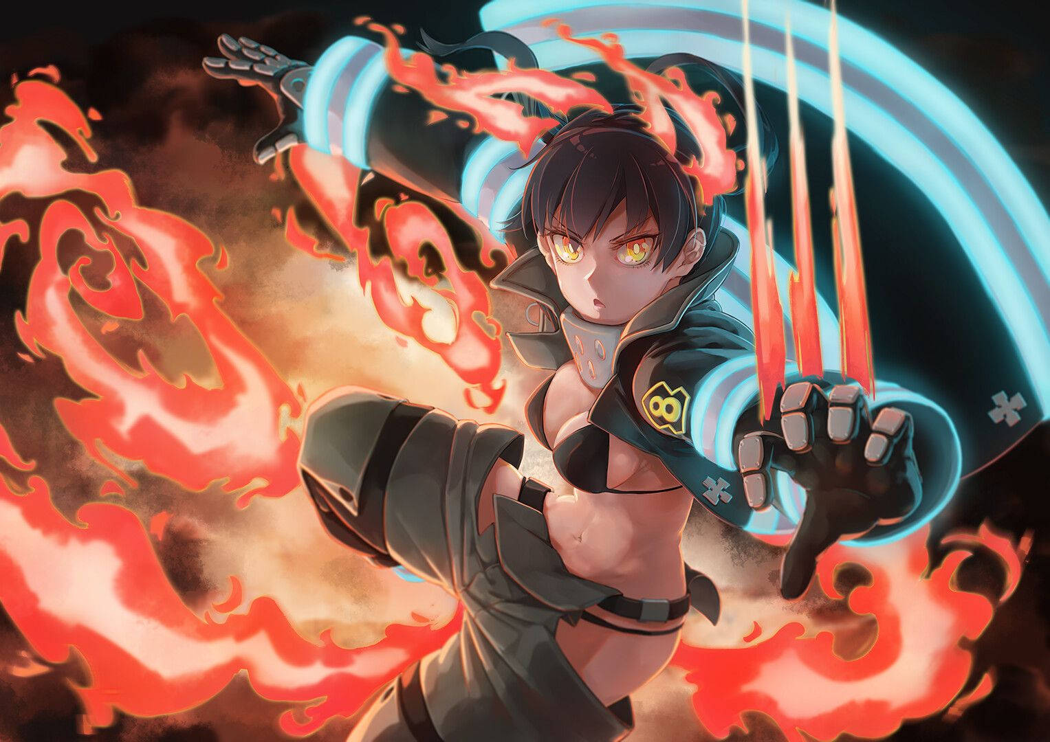 Tamaki Kotatsu, The Beloved Captain Of Fire Force 8 Wallpaper