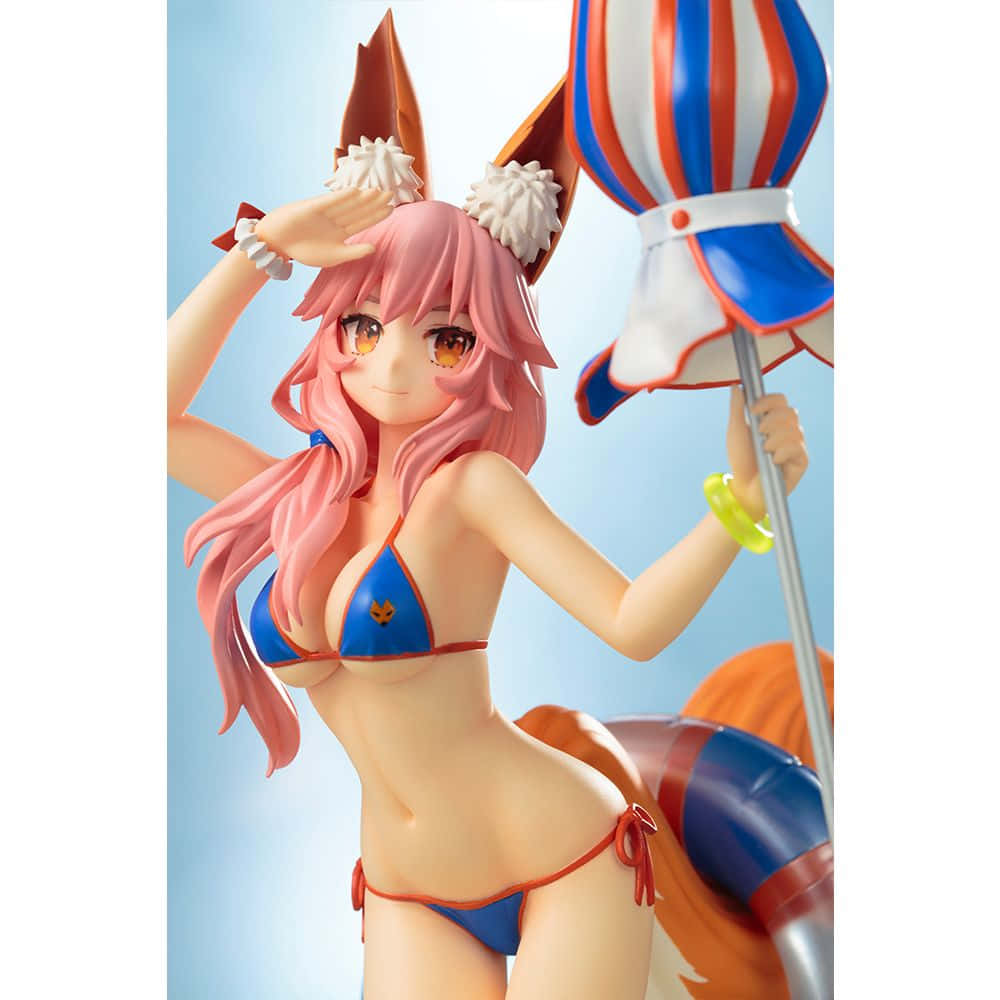 Tamamo No Mae Summer Figure Wallpaper