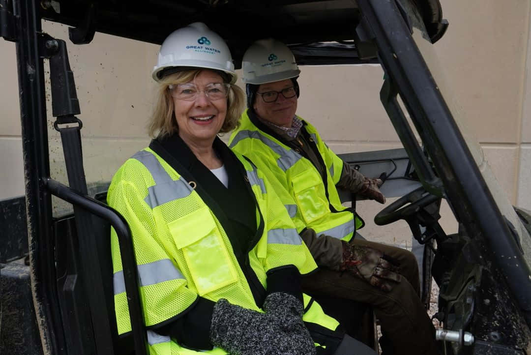 Tammy Baldwin In Forklift Wallpaper