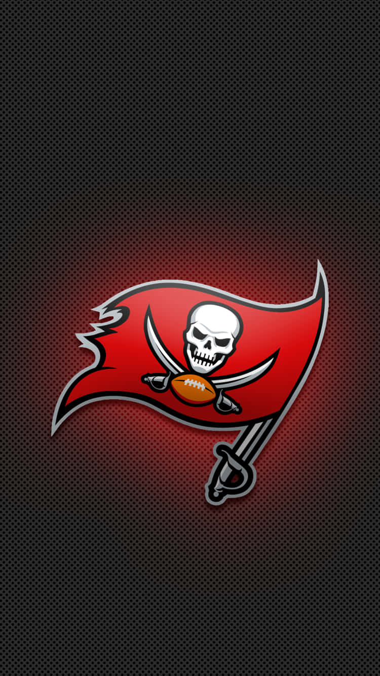 Tampa Bay Buccaneers Iphone Black And Red Gradient Wallpaper