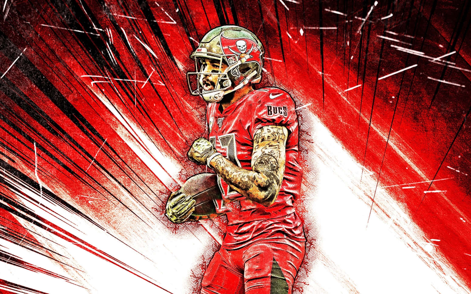 Tampa Bay Buccaneers Wide Receiver Mike Evans Wallpaper