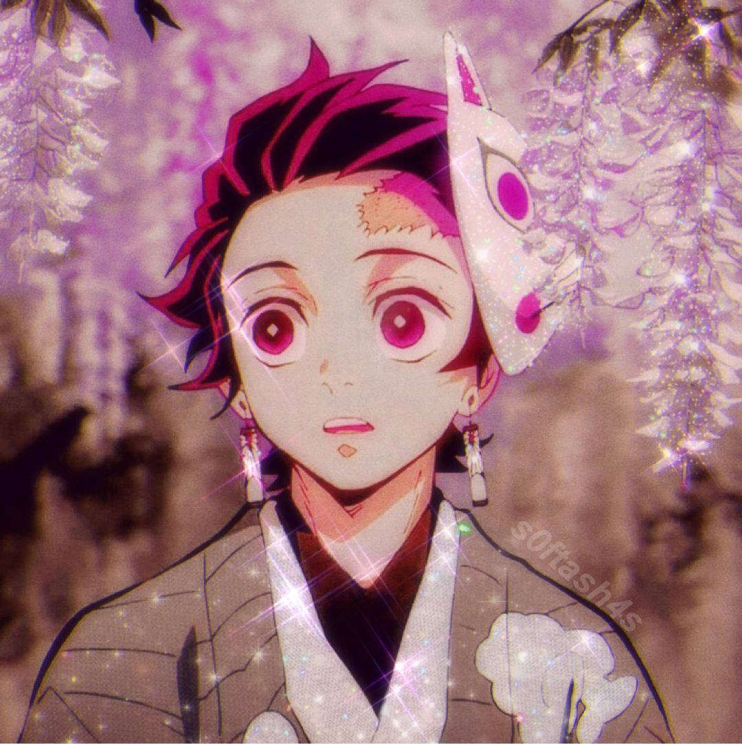 Tanjiro With Flowers Demon Slayer Pfp Wallpaper