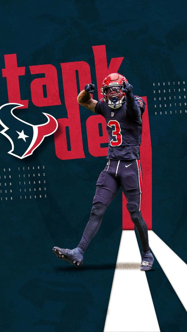 Tank Dell Houston Texans Football Poster Wallpaper