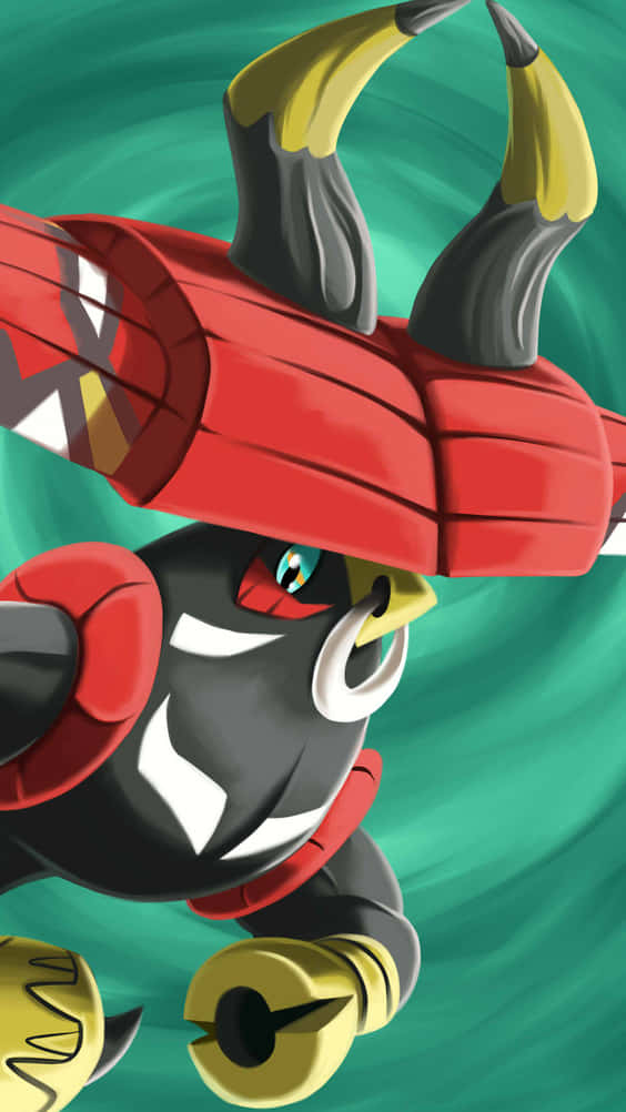 Tapu Bulu Green Aesthetic Iphone Wallpaper