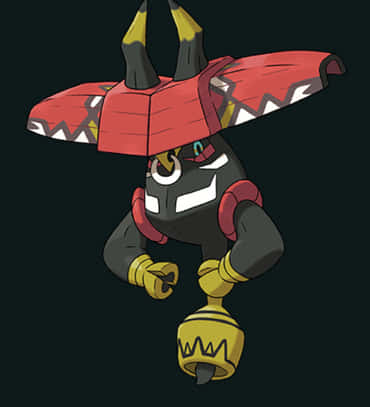 Tapu Bulu Phone Black Background Wallpaper