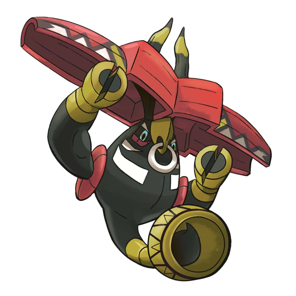 Tapu Bulu Showing Its Foot Wallpaper