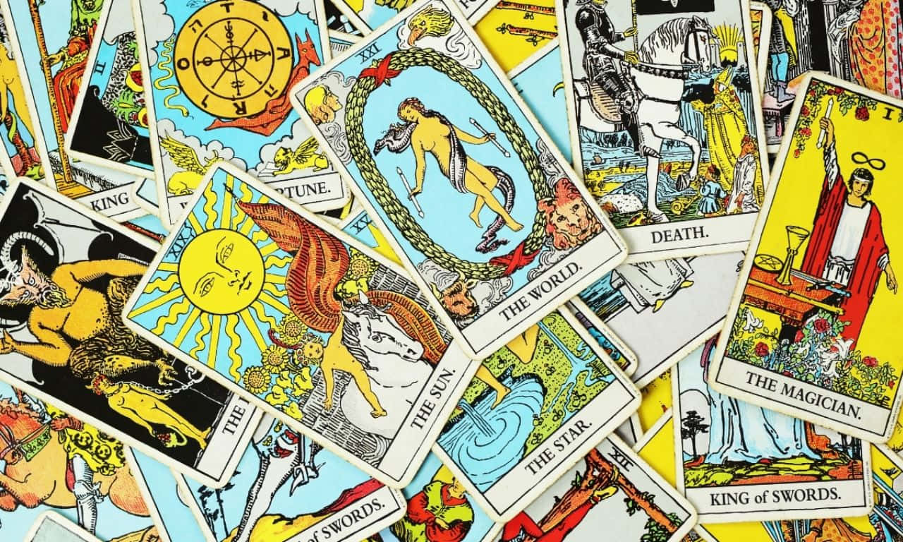 Tarot Cards Collection Aesthetic Wallpaper