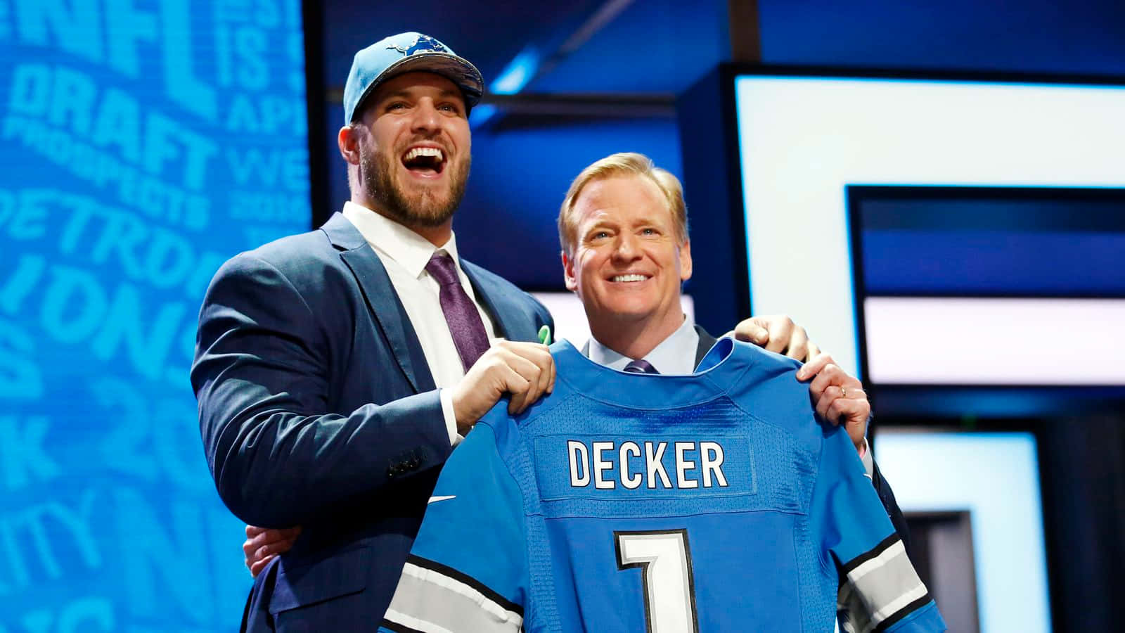 Taylor Decker And Bob Quinn Wallpaper