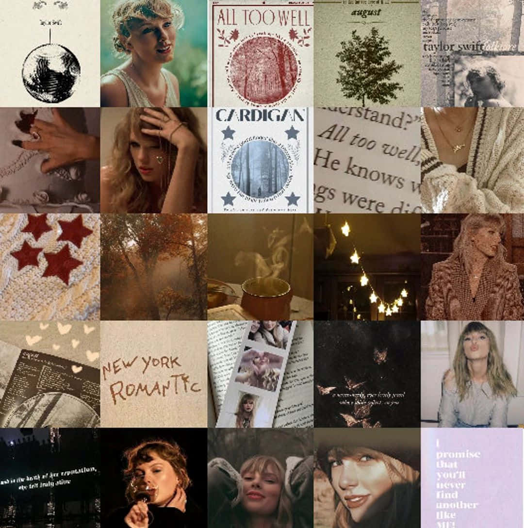 Taylor Swift Aesthetic Collage.jpg Wallpaper