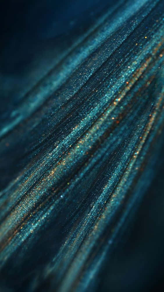 Teal Glitter Texture Abstract Wallpaper