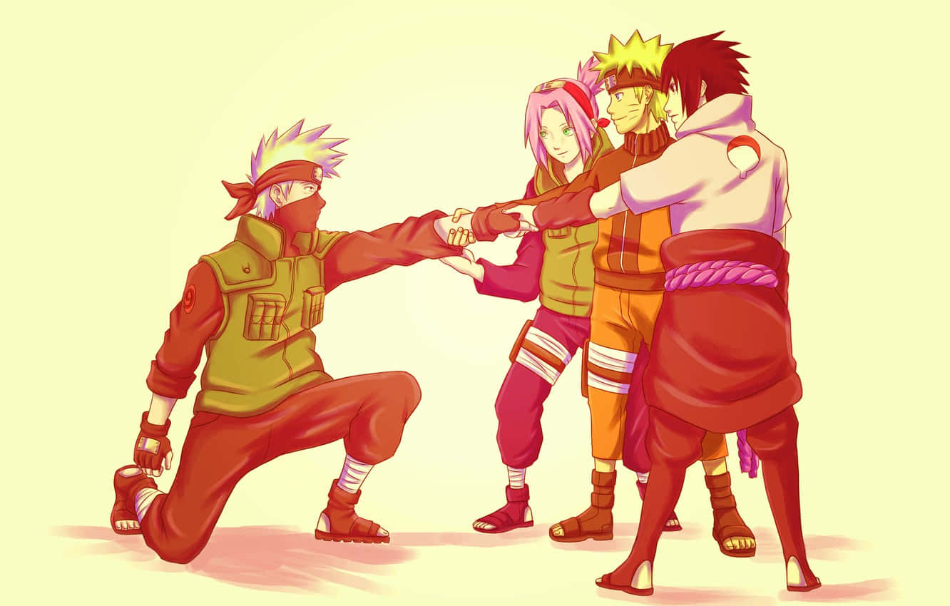 Team 7 Of The Naruto Series Wallpaper