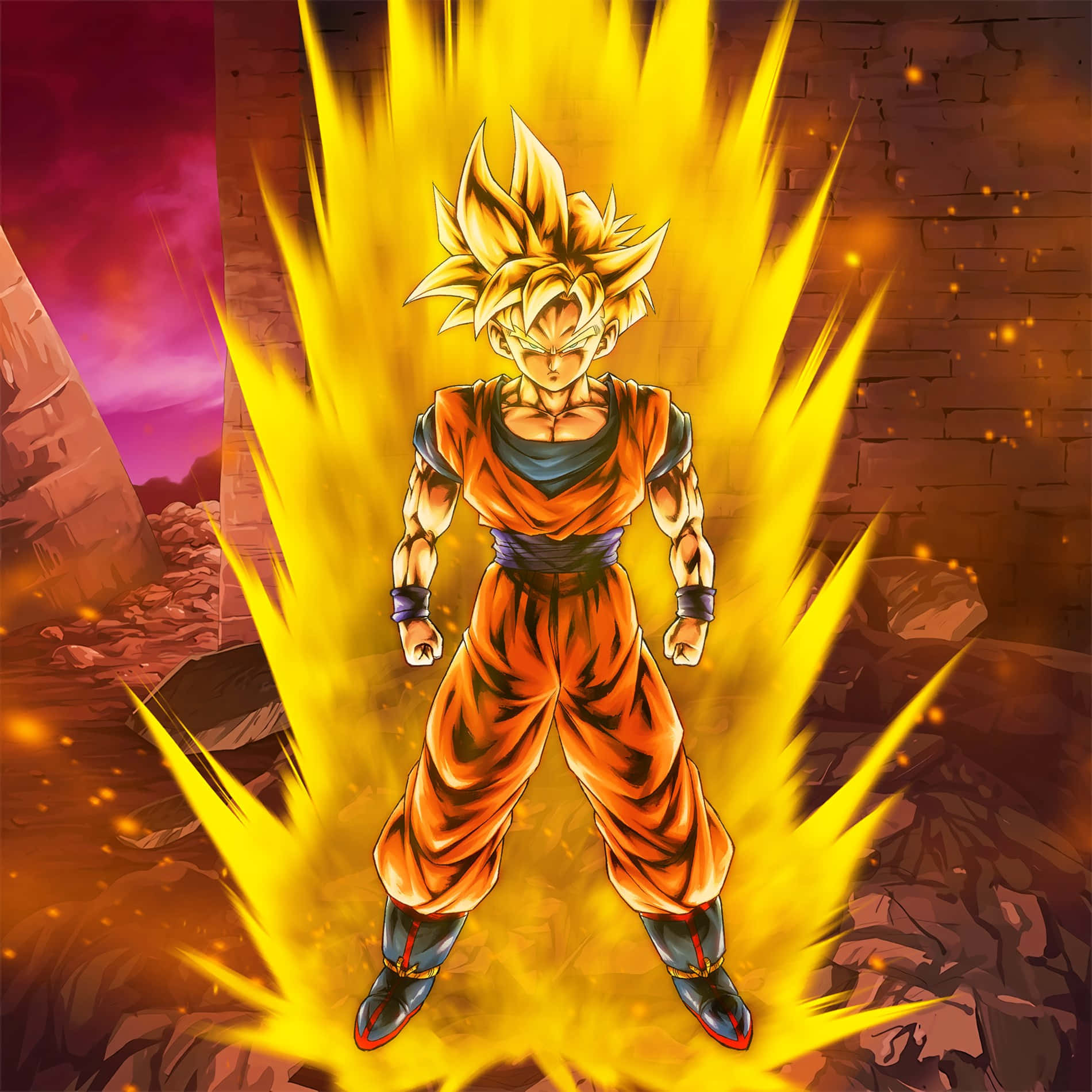 Teen Gohan - The Powerful Young Super Saiyan Wallpaper