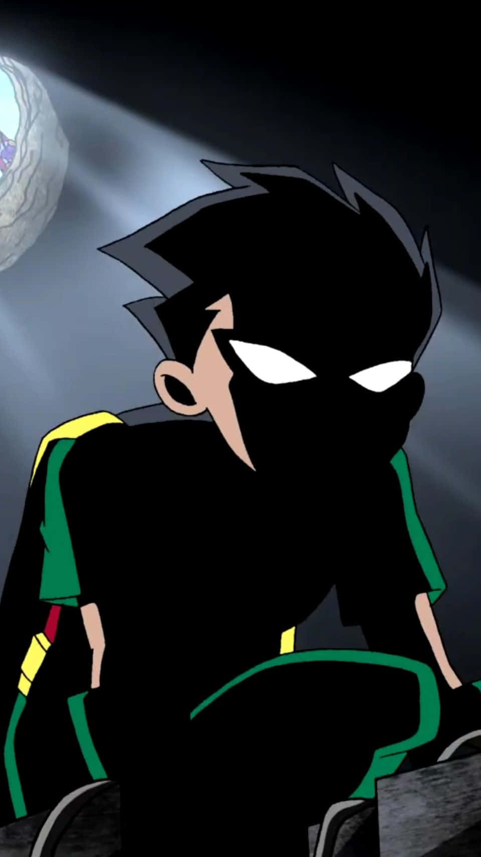 Teen Titans Robin Brooding Profile Wallpaper