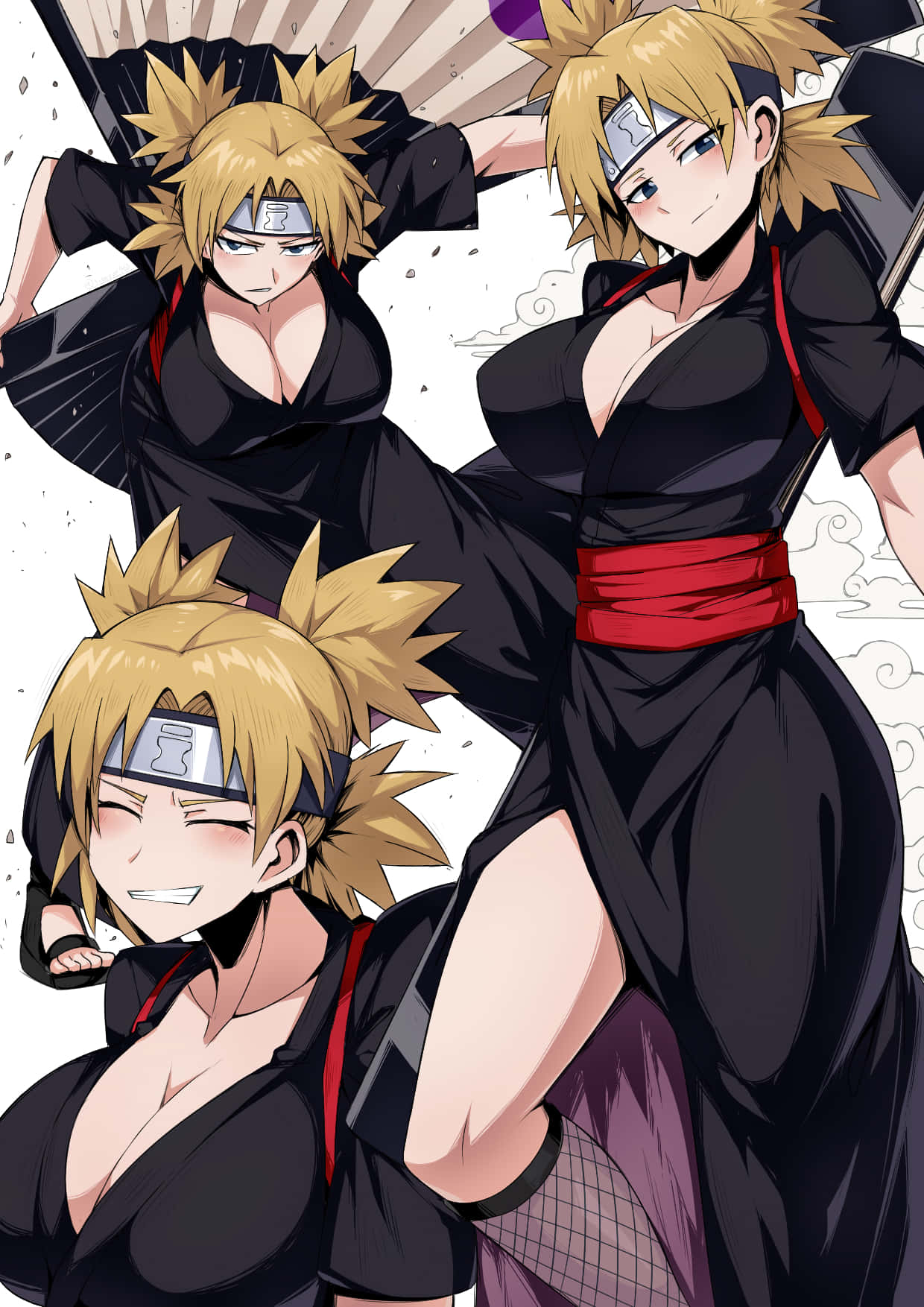 Temari Smiling In Confidence Wallpaper