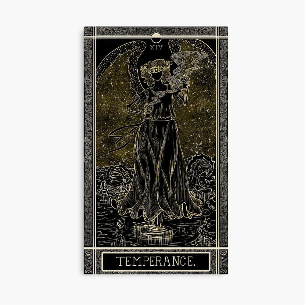 Temperance Tarot Card Art Wallpaper