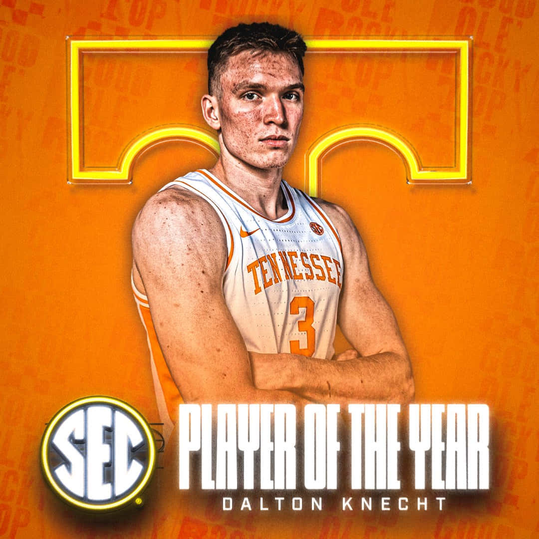 Tennessee Basketball Playerofthe Year Dalton Knecht Wallpaper