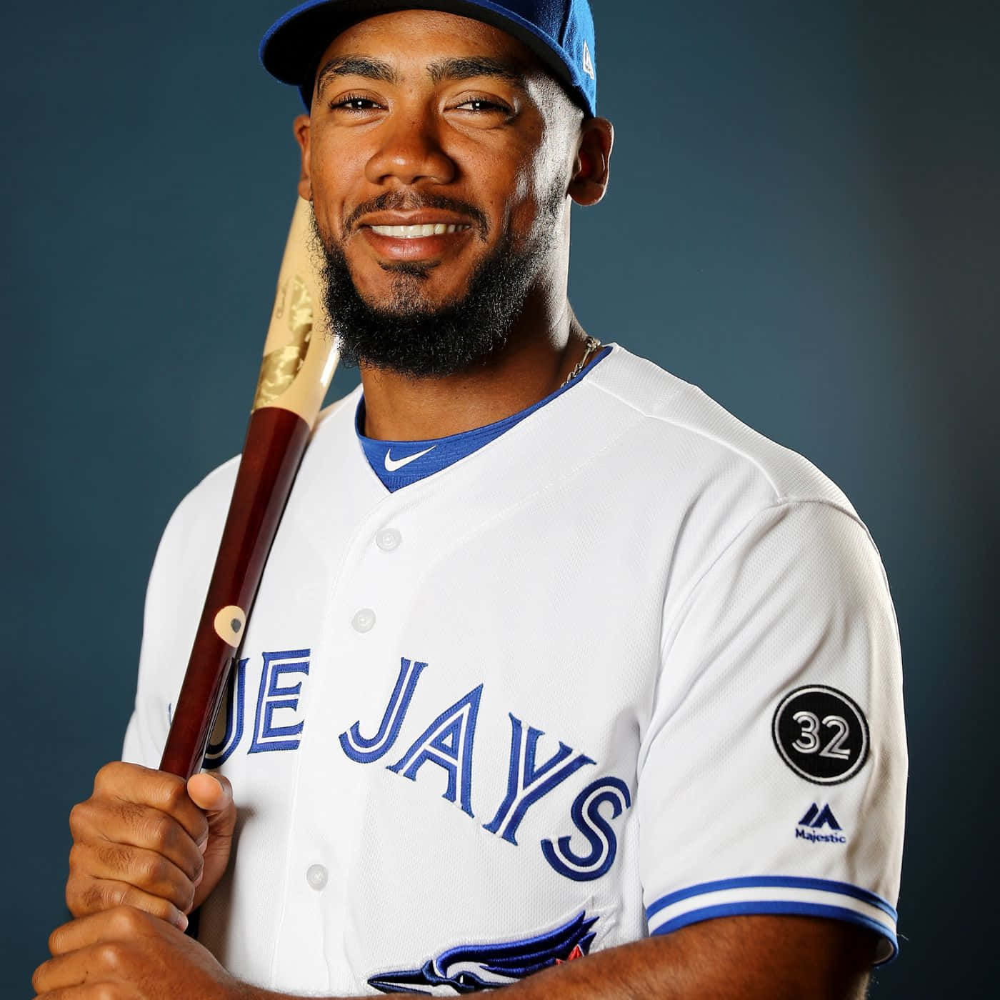 Teoscar Hernandez Blue Jays Portrait Wallpaper