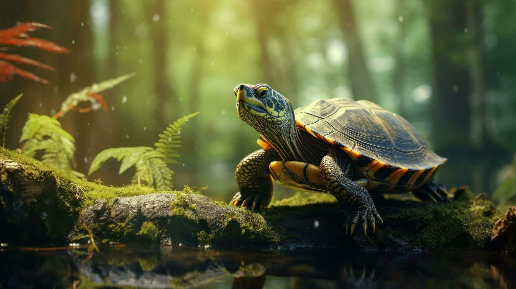 Terrapinin Natural Habitat Wallpaper