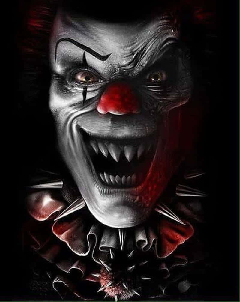 Terrifying_ Clown_ Portrait.jpg Wallpaper